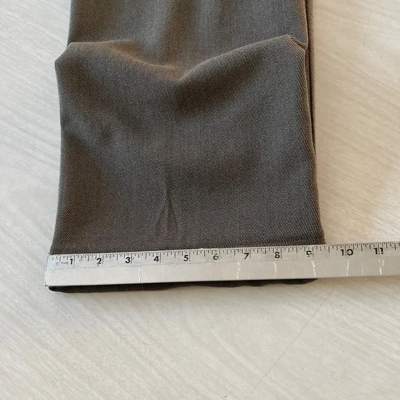 Armani Collezioni Wool Blend Brown Tan Trousers Pants Luxury Designer Minimalist - Picture 14 of 16